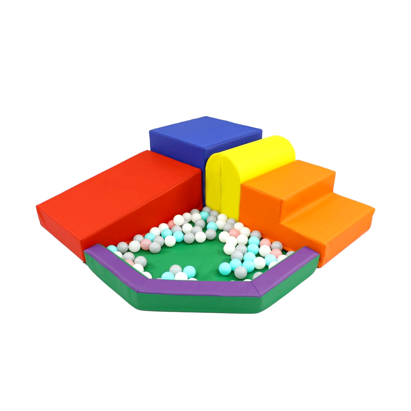 Piscina De Pelotas Y Circuito Modular Psicomotricidad Ayukan