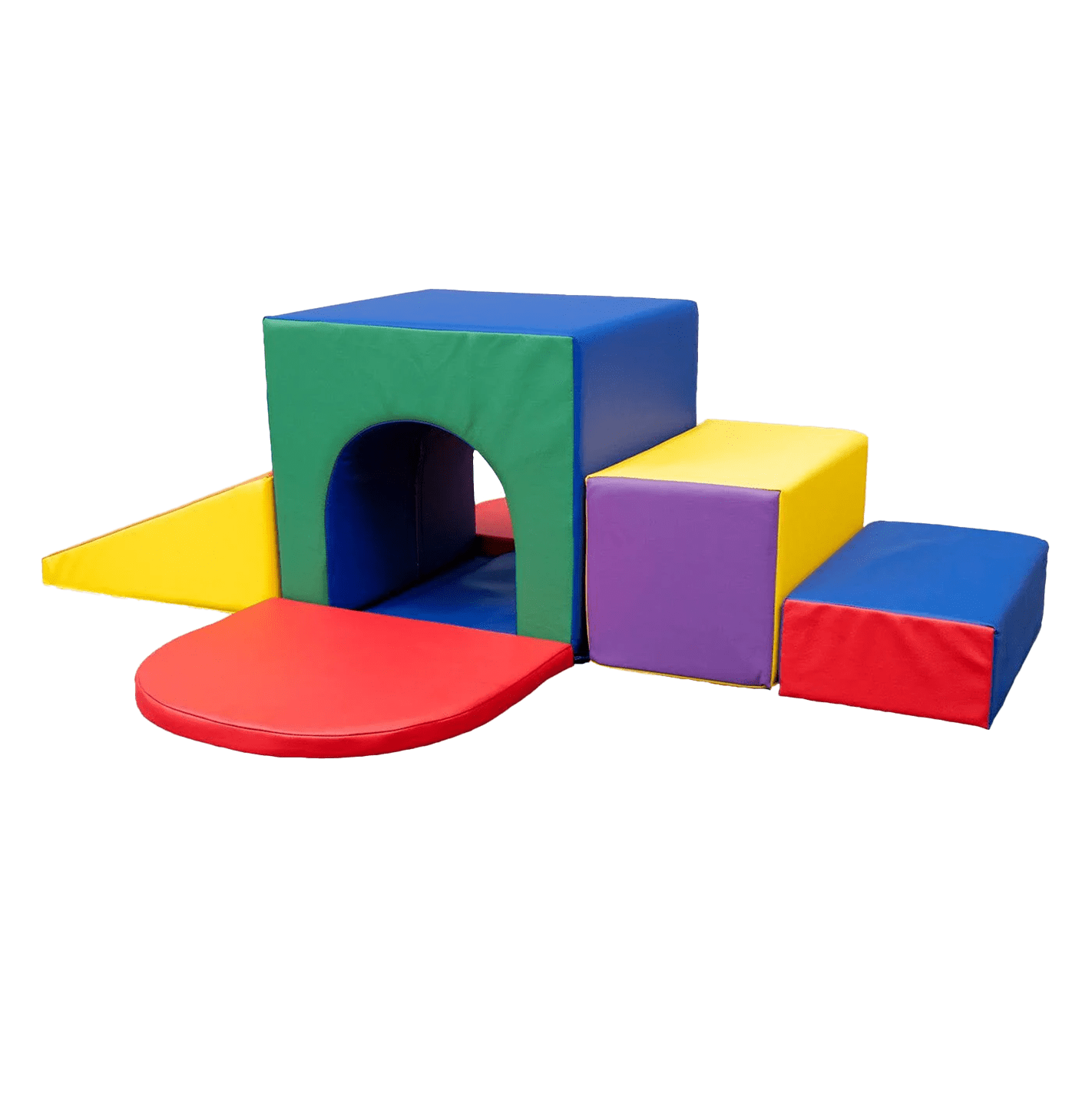 Circuito Modular Psicomotricidad Túnel Escalador 6 Piezas Ayukan
