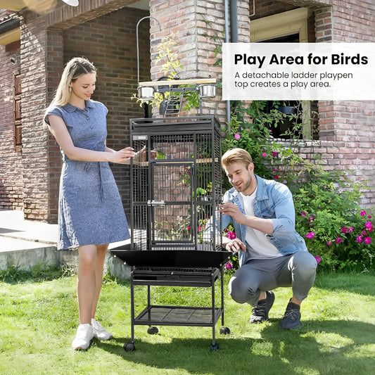 Jaula Grande de Hierro Forjado VivoHome