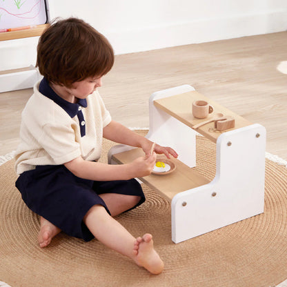 Taburete Infantil De Madera Boori Metodología Montessori