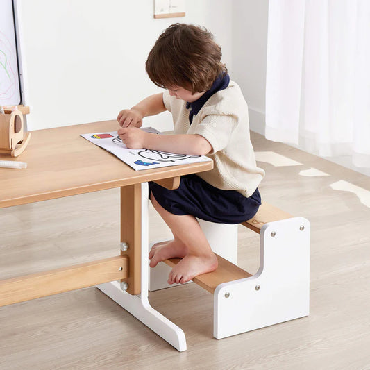 Taburete Infantil De Madera Boori Metodología Montessori