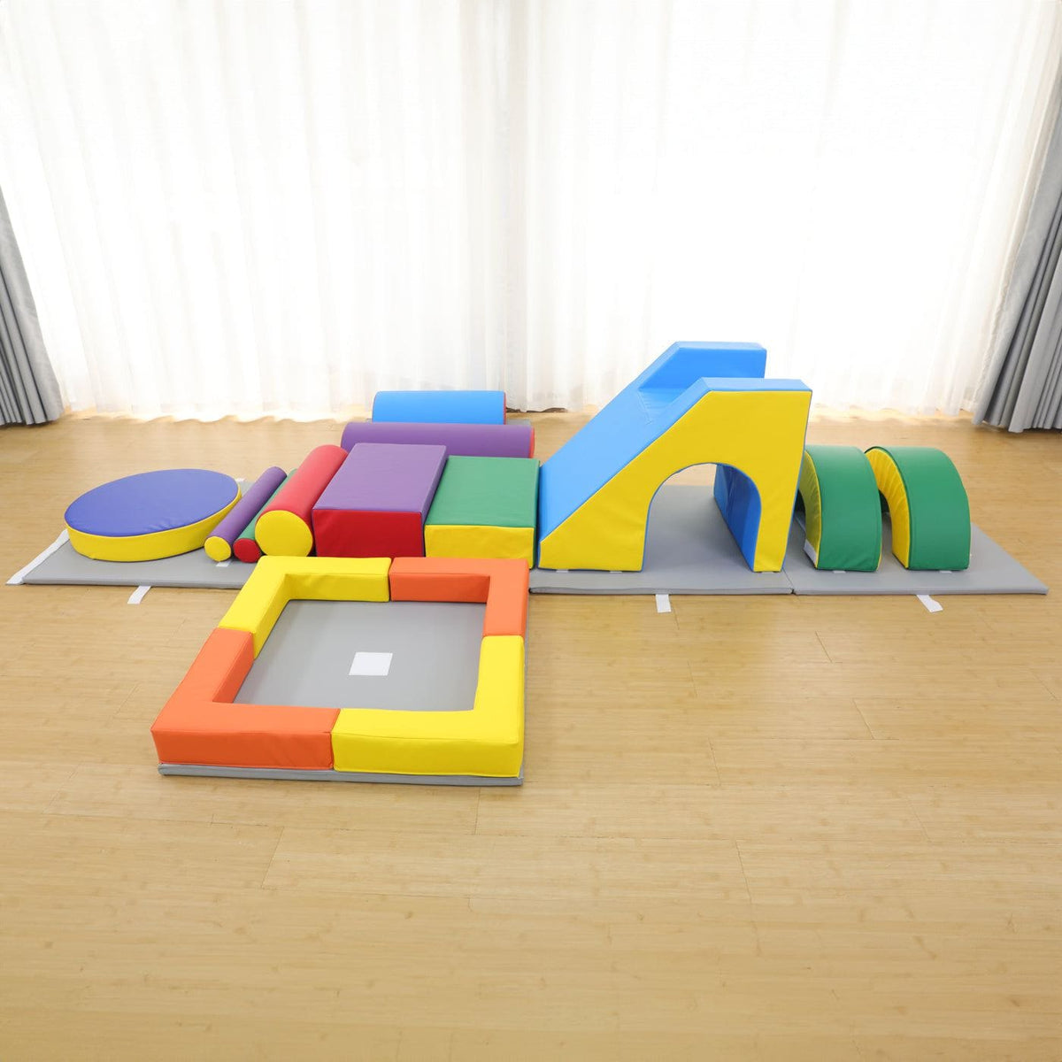 Circuito Modular Psicomotricidad Playroom 16 Piezas