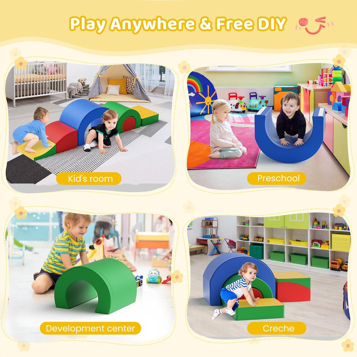 Circuito de Psicomotricidad Rainbow Set Ayukan