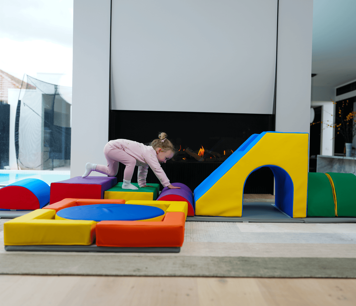 Circuito Modular Psicomotricidad Playroom 16 Piezas